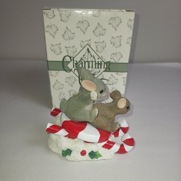 Fitz and Floyd charming Tails Cany Cane Stocking holder. - Picture 3 of 6